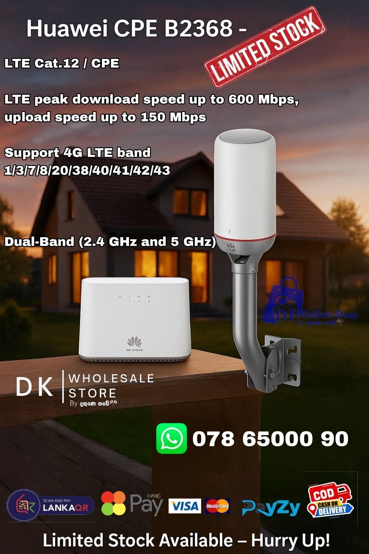 Huawei CPE B2368 Outdoor Router